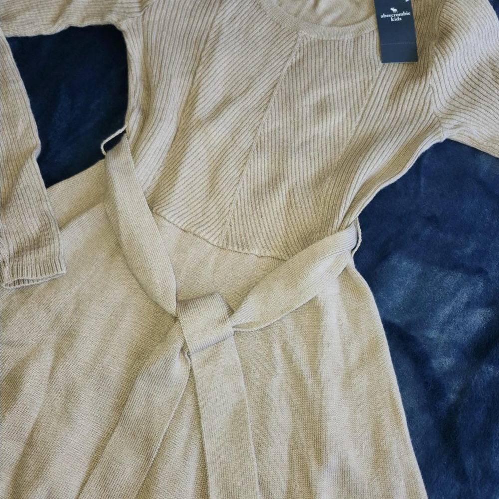 Abercrombie Kids Ribbed Belt Dress size 11/12 NWT - Picture 2 of 4